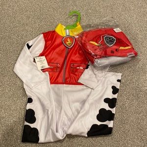 Paw Patrol Marshall Costume, 4T (NWT)